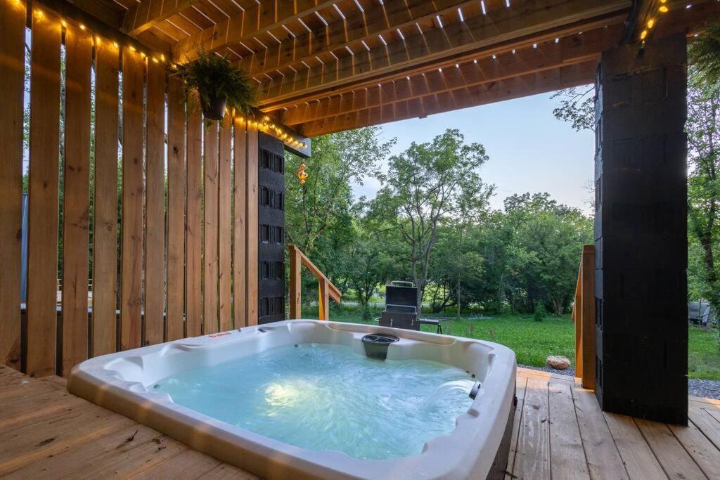 Valhalla Cabins Aframes With Hot Tubs & Sauna Cosby Buitenkant foto