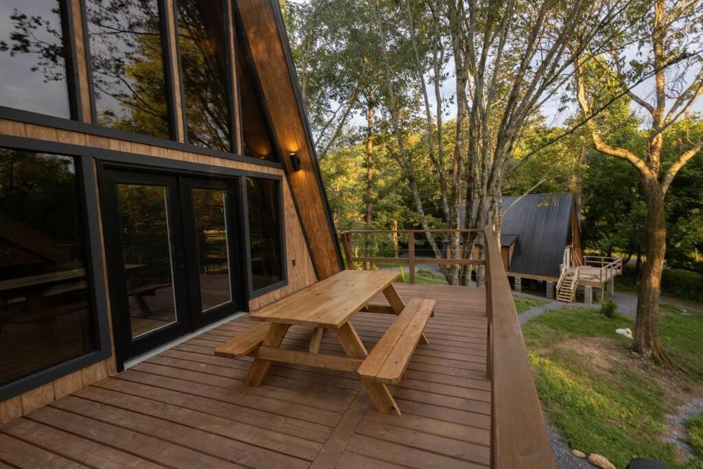 Valhalla Cabins Aframes With Hot Tubs & Sauna Cosby Buitenkant foto