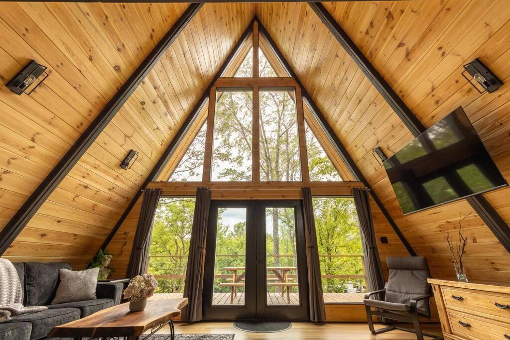 Valhalla Cabins Aframes With Hot Tubs & Sauna Cosby Buitenkant foto