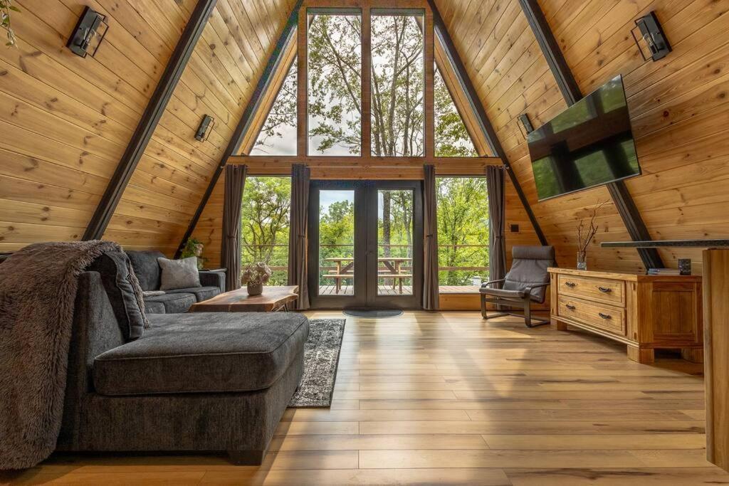Valhalla Cabins Aframes With Hot Tubs & Sauna Cosby Buitenkant foto
