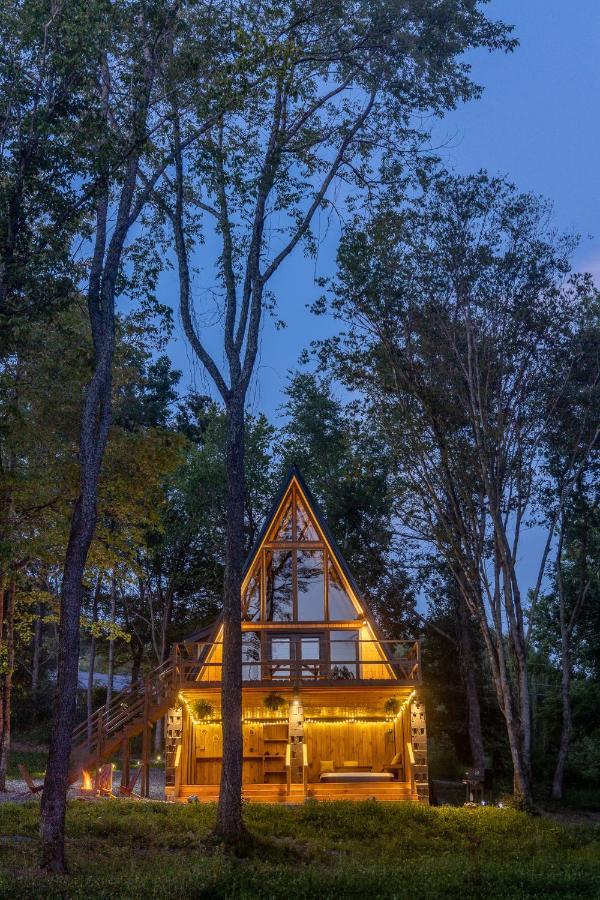 Valhalla Cabins Aframes With Hot Tubs & Sauna Cosby Buitenkant foto