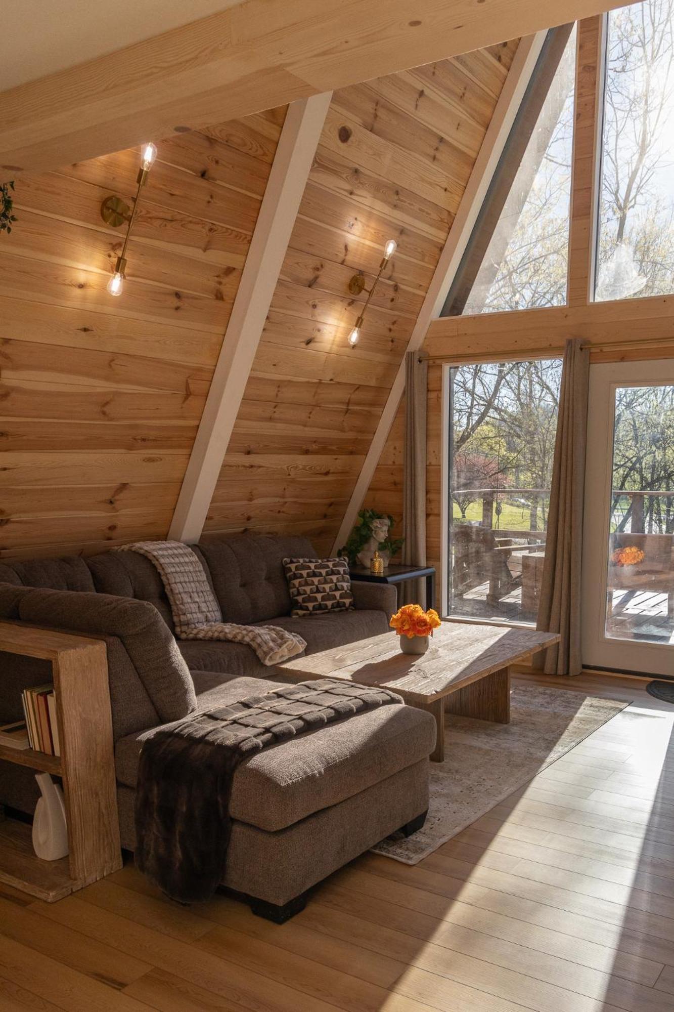 Valhalla Cabins Aframes With Hot Tubs & Sauna Cosby Buitenkant foto